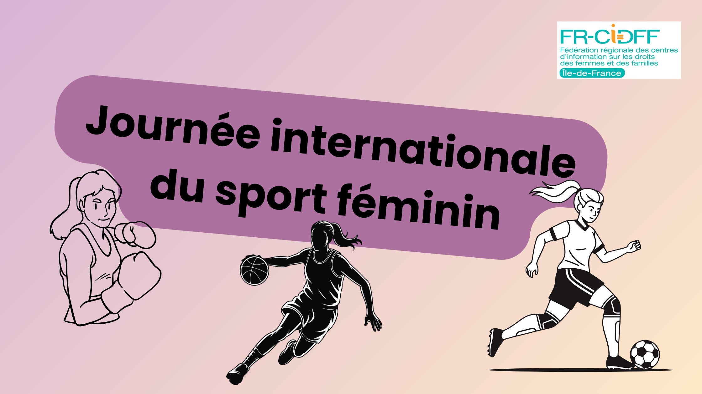 Images de sportives avec un titre: 